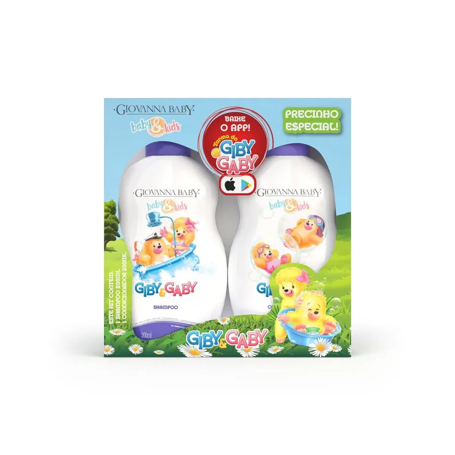 GIOVANNA BABY KIT GIBY E GABY SH 200ML+ COND 200ML