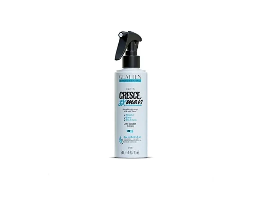 GLATTEN LEAVE-IN 200ML CRESCE 3X MAIS