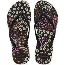 HAVAIANAS SLIM ANIMALS 35/36 PT/RS LE