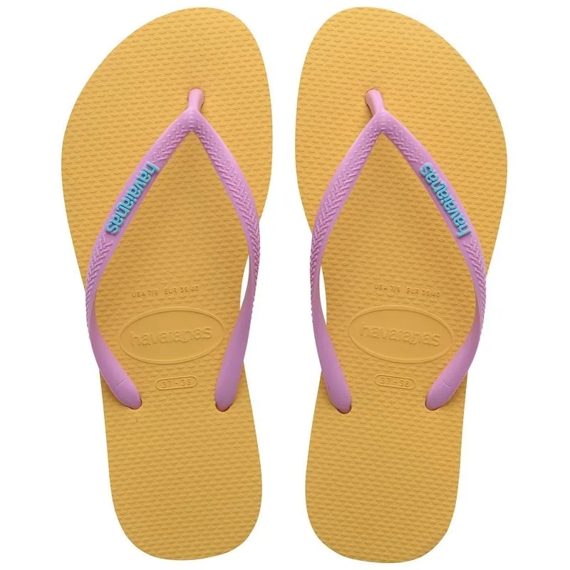 HAVAIANAS SLIM LOGO POP-UP 35/36 AM CAJA