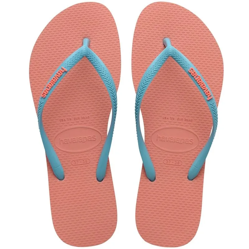 HAVAIANAS SLIM LOGO POP-UP 37/38 RS PEACH