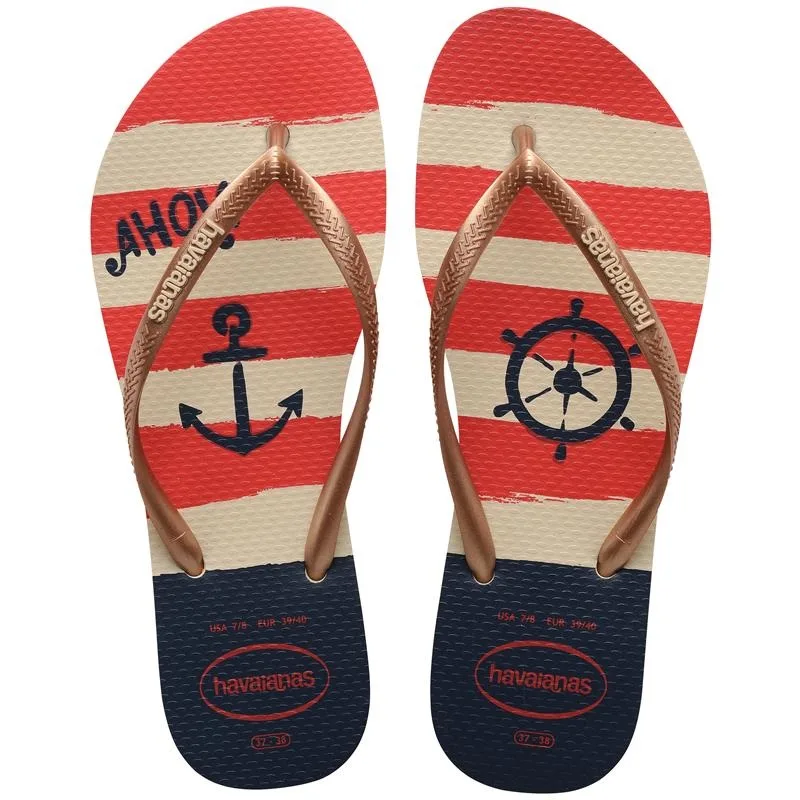 HAVAIANAS SLIM NAUTICAL 39/40 BG PAL/RS GB