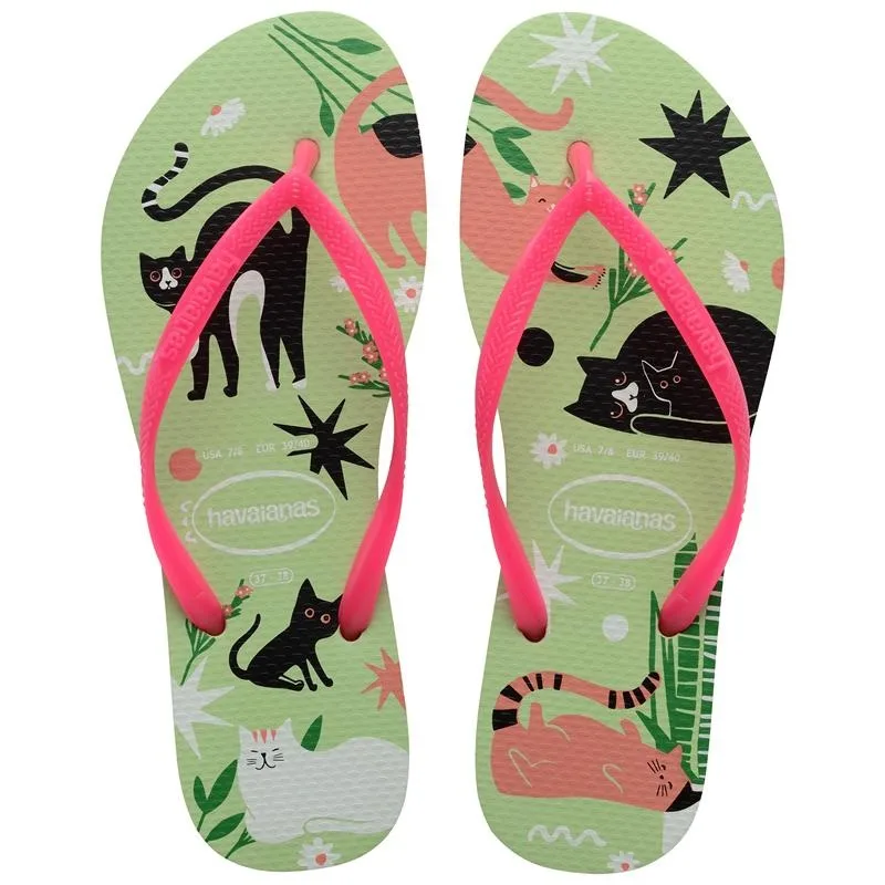 HAVAIANAS SLIM PETS 37/38 CITRONELA