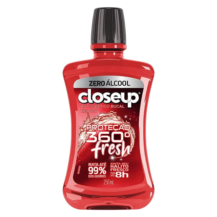 CLOSE UP 250ML ANTISSEPICO BUCAL PPRTECAO 360 FRES