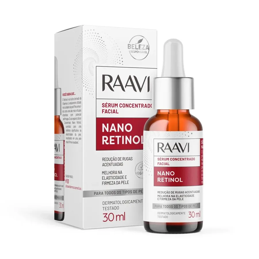 RAAVI SERUM 30ML CONCENTRADO FACIAL NANO RETINOL