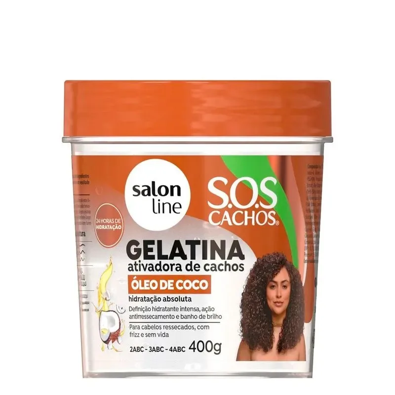 S.LINE GELATINA 400G S.O.S OLEO COCO