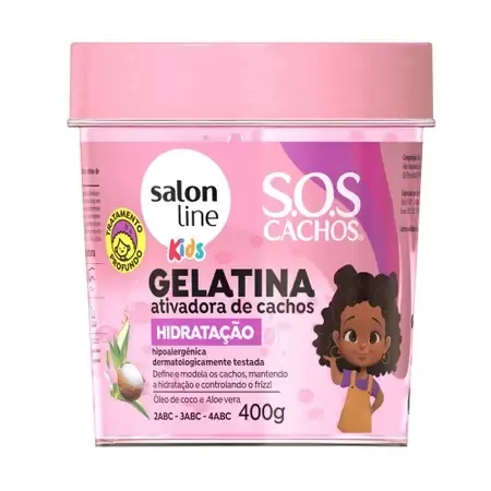 S.LINE KIDS SOS C. GELATINA 400G HIDRATACAO
