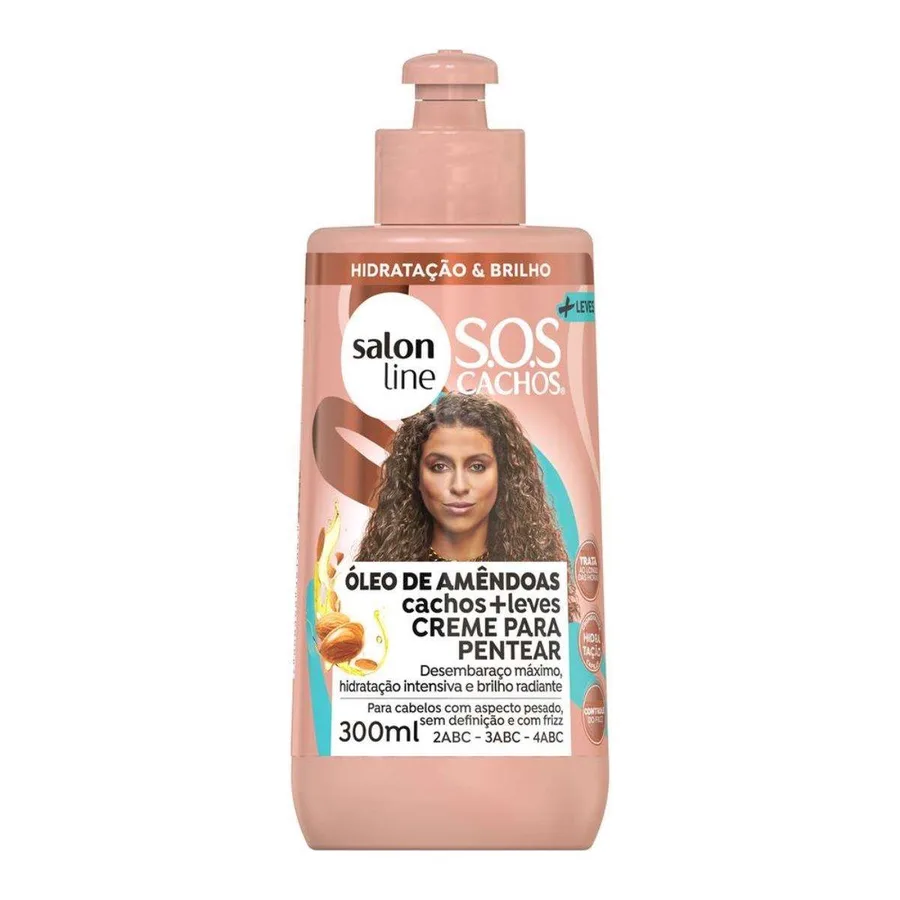 S.LINE CR PENTEAR 300ML OLEO AMENDOAS + LEVES