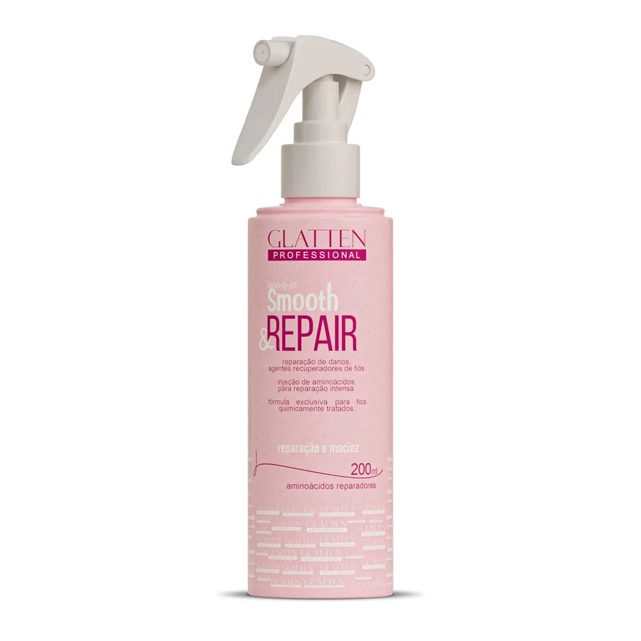 GLATTEN LEAVE-IN 200ML SHMOOTH E REPAIR