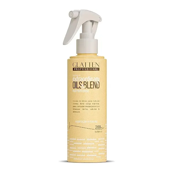 GLATTEN LEAVE-IN 200ML EXTRAO OILS E BLEND
