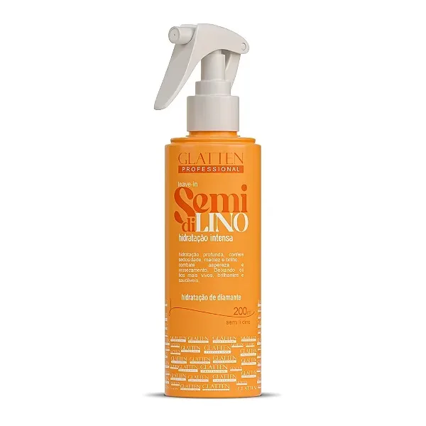 GLATTEN LEAVE-IN 200ML SEMI DI LINO