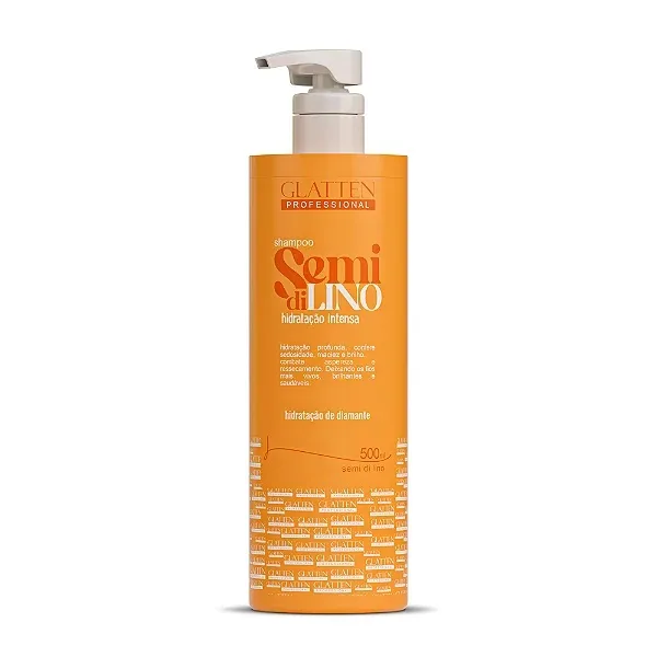 GLATTEN SH 500ML SEMI DI LINO
