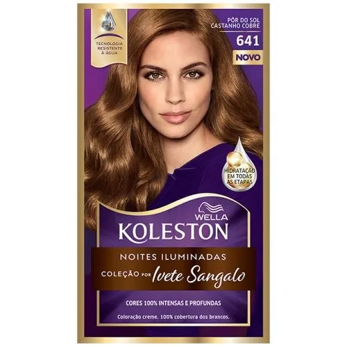 KOLESTON COLOR KIT CASTANHO COBRE 0641+RETO 100ML