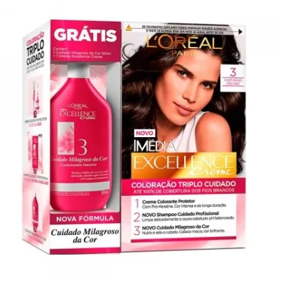 LOREAL COLOR IMEDIA KIT CAST ESC 003 + COND INT