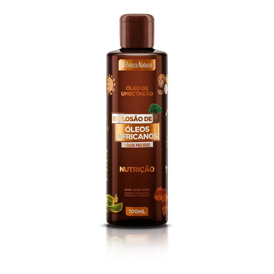 BELEZA NATURAL OLEO UMECTACAO 100ML EX OLEOS AFRIC