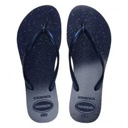HAVAIANAS SLIM GLOSS 37/38 TERRA MAR/MAR