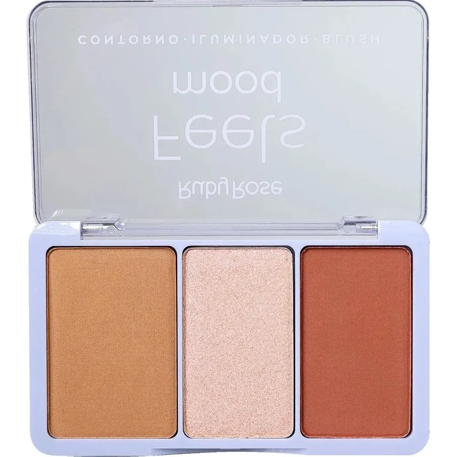 RUBY ROSE PALETA BLUSH/ILUMINADOR T30 MELU RR-7526