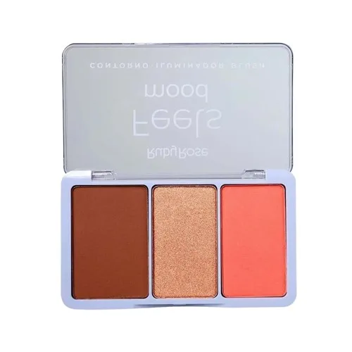 RUBY ROSE PALETA BLUSH/ILUMINADOR T40 MELU RR-7526