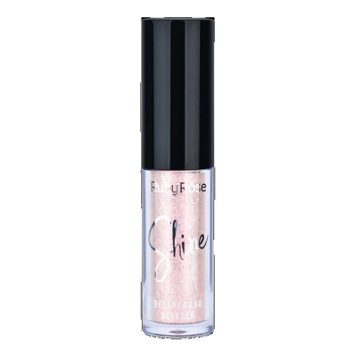 RUBY ROSE DELINEADOR GLITTER SHINE IVORY GLITT