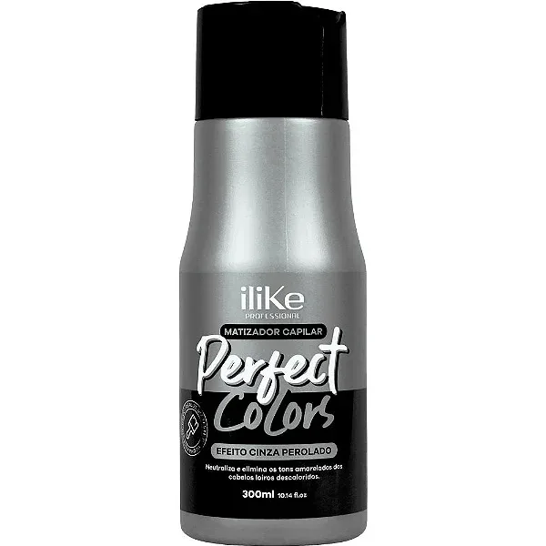 ILIKE MATIZADOR 300ML PERFECT COLORS CINZA