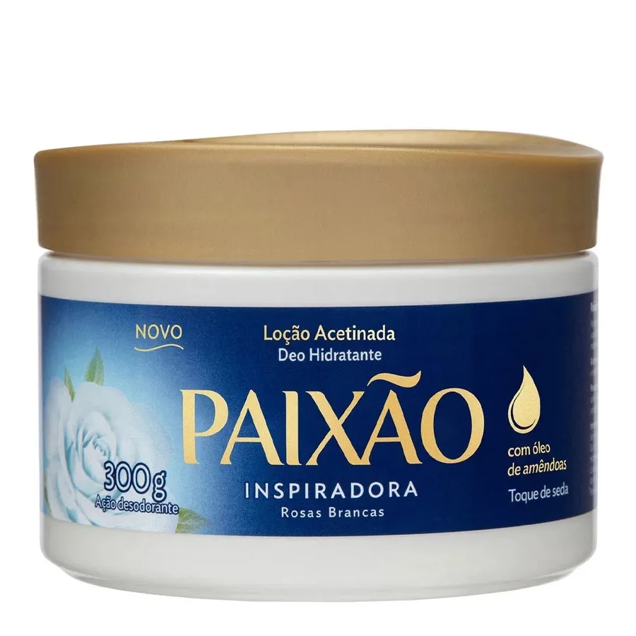 PAIXAO HIDRATANTE 300G  INSPIRADORA ROSAS BRANCAS