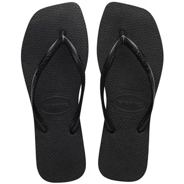 HAVAIANAS SLIM SQUARE 39/40 PRETO