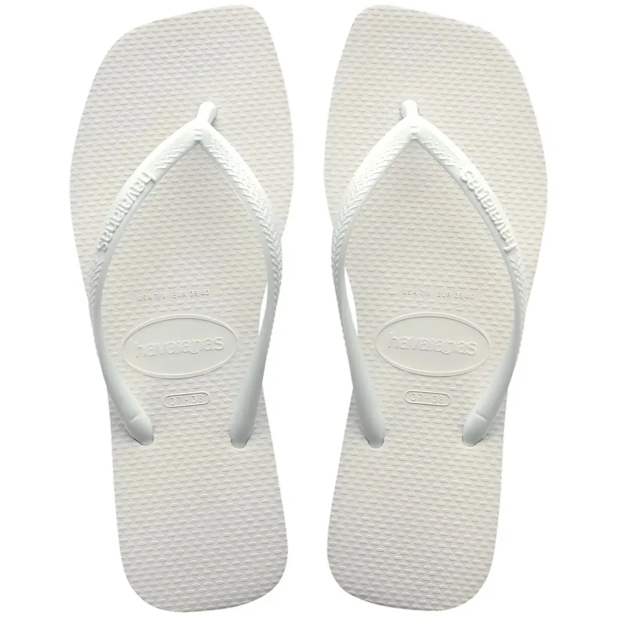 HAVAIANAS SLIM SQUARE 37/38 BRANCO