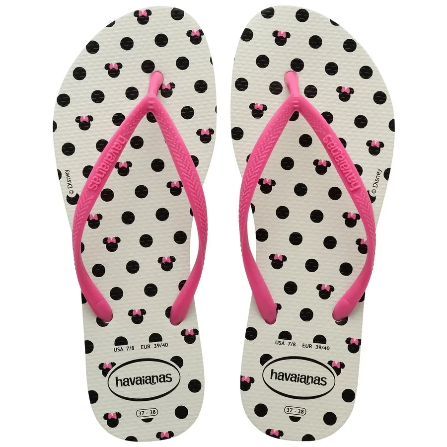 HAVAIANAS SLIM DISNEY 37/38 BCO/RS FLUX