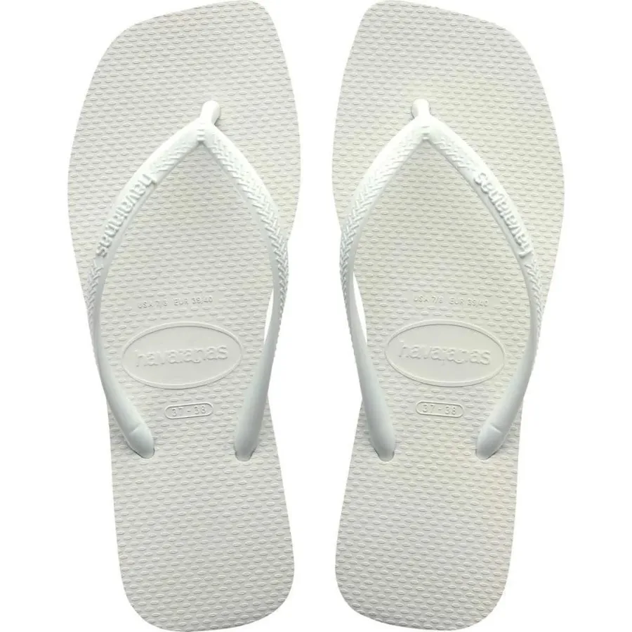 HAVAIANAS SLIM SQUARE 39/40 BRANCO