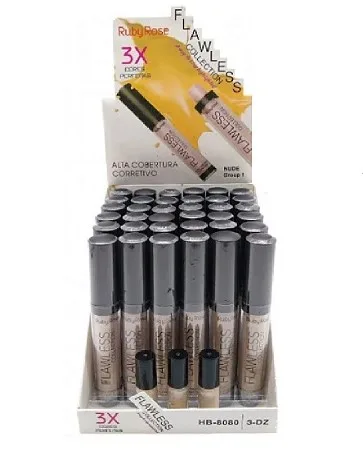 RUBY ROSE CORRETIVO LIQ NUDEFLAWLESS HB8080-1