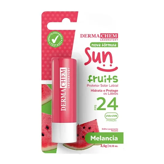 DERMACHEM SUN P.LABIAL 24FPS 3,5G MELANCIA