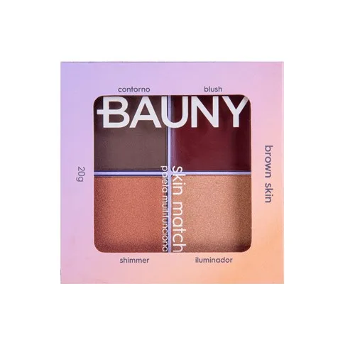 BAUNY PALETA MULTIFUNCIONAL SKIN MATCH ESCURA