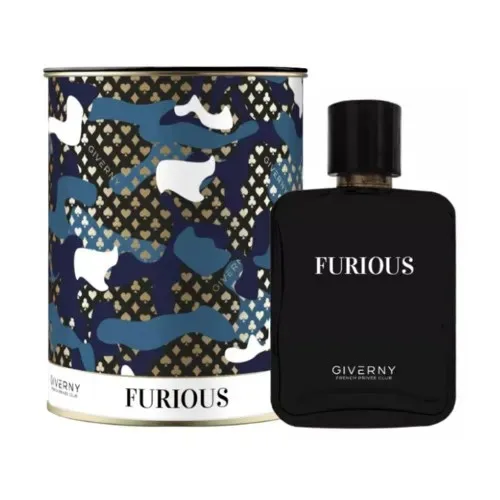 GIVERNY PERFUME 100ML FURIOUS HOMME LATA TESTER
