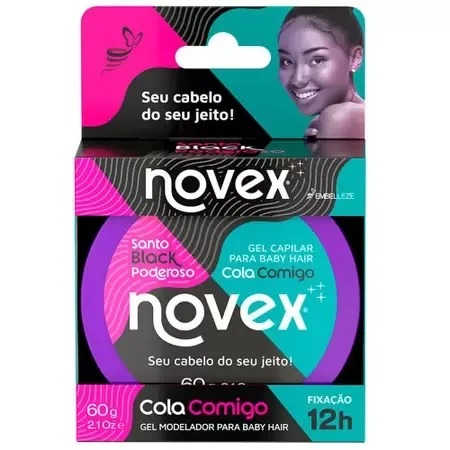 NOVEX COND 60G SANTO BLACK PODEROSO COLA COMIGO