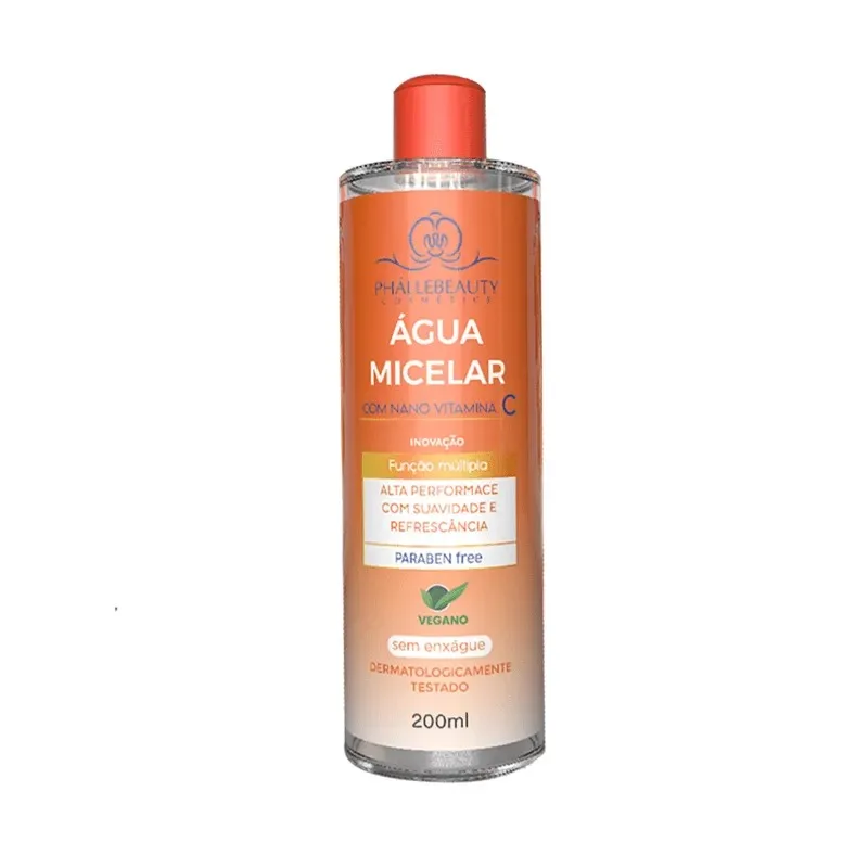 PHALLEBEAUTY AGUA MICELAR 200ML C/ NANO VITAMICA C
