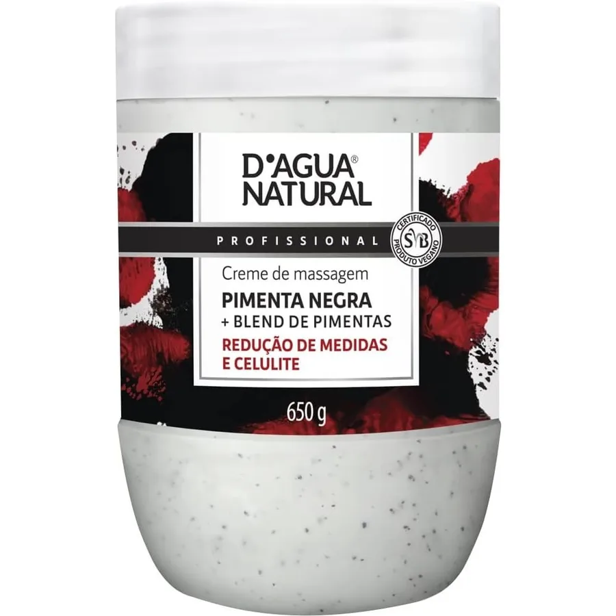 DAGUA N. CREME CORPORAL 1KG PIMENTA NEGRA