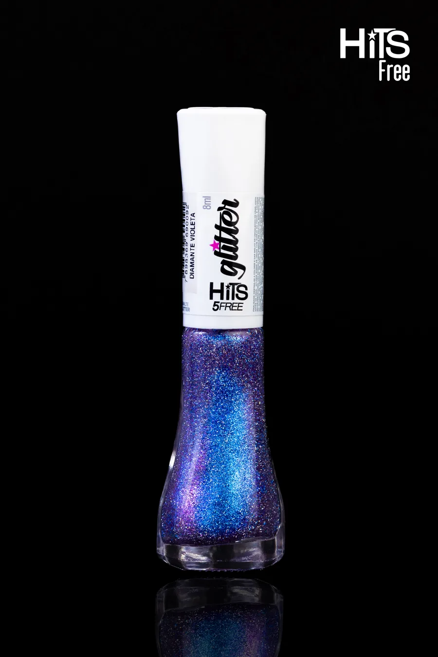 HITS ESM 8ML DIAMANTE GLITTER VIOLETA