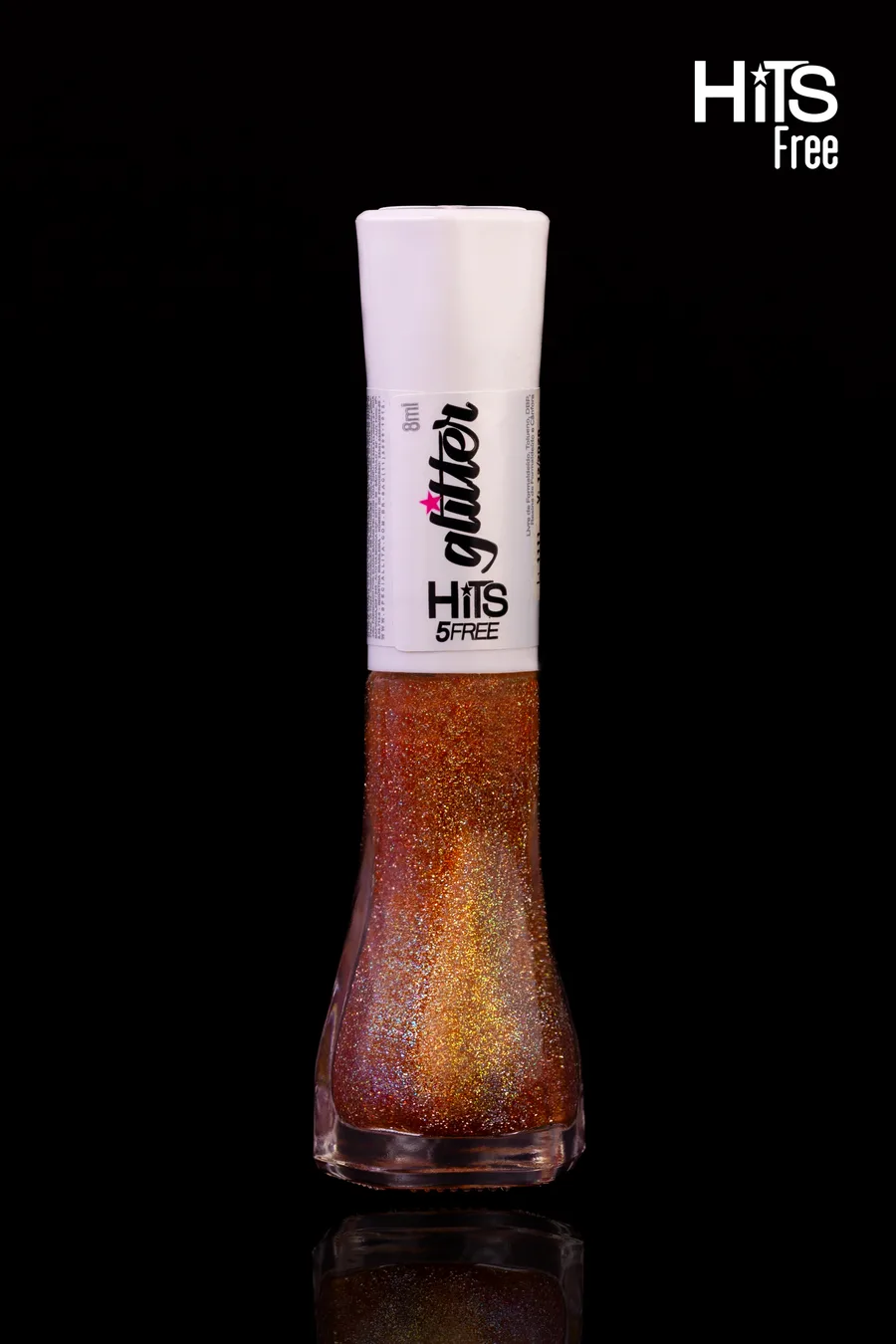 HITS ESM 8ML DIAMANTE GLITTER CANARIO