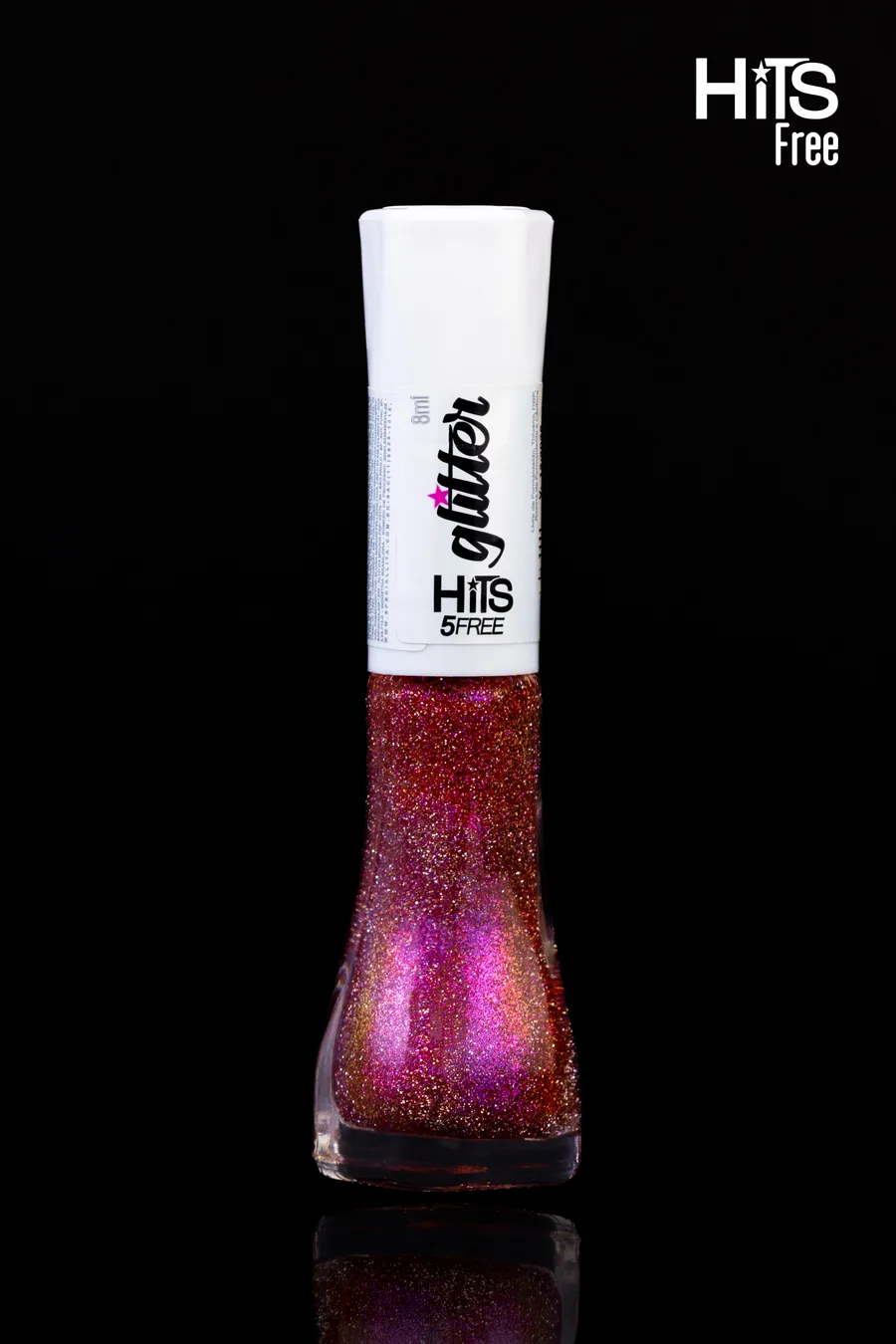 HITS ESM 8ML DIAMANTE GLITTER LEGADO PINK