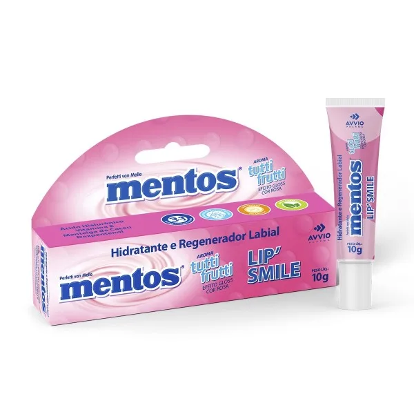AVVIO LIP' SMILE MENTOS 10G TUTTIFRUTTI