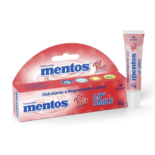 AVVIO LIP' SMILE MENTOS 10G RED
