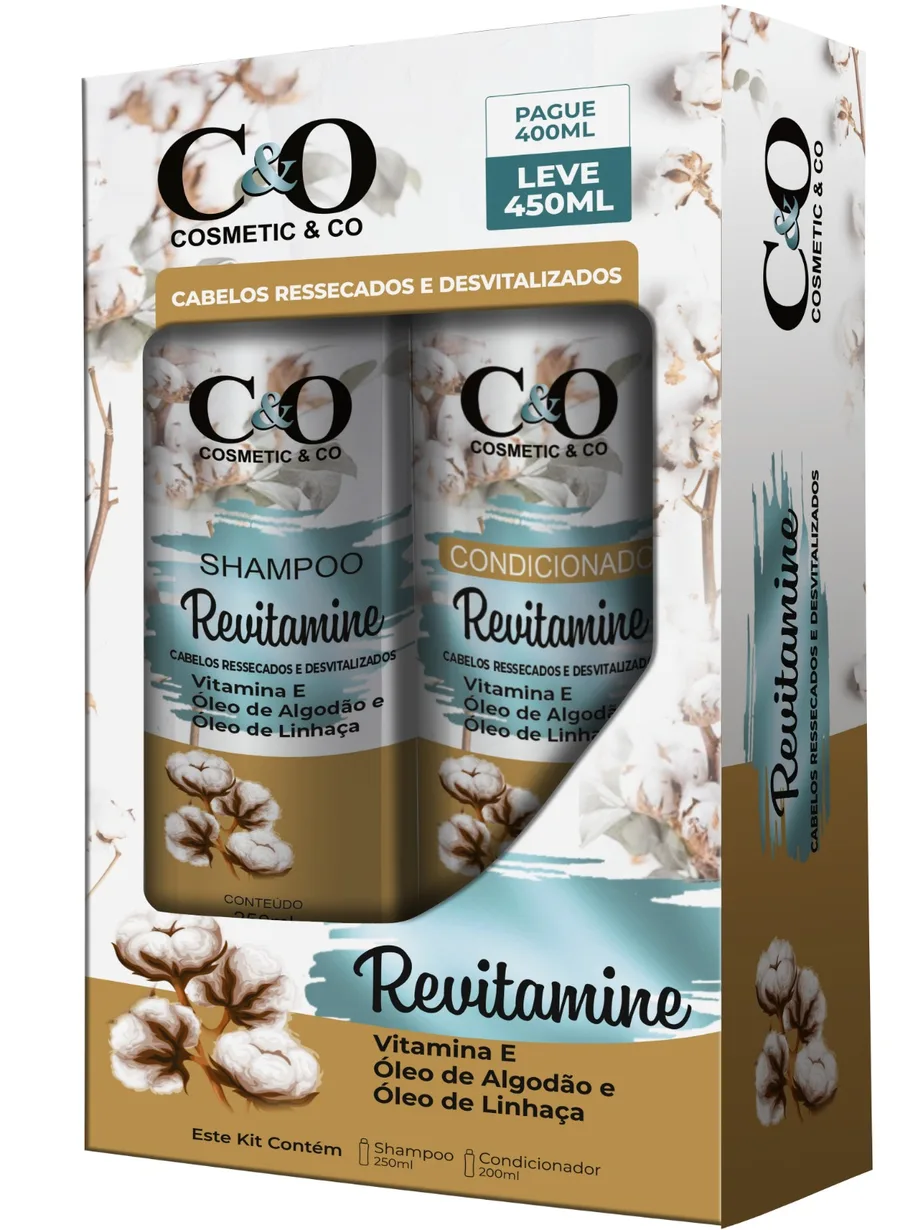 C&O KIT SH 250ML+COND 200ML REVITAMINE