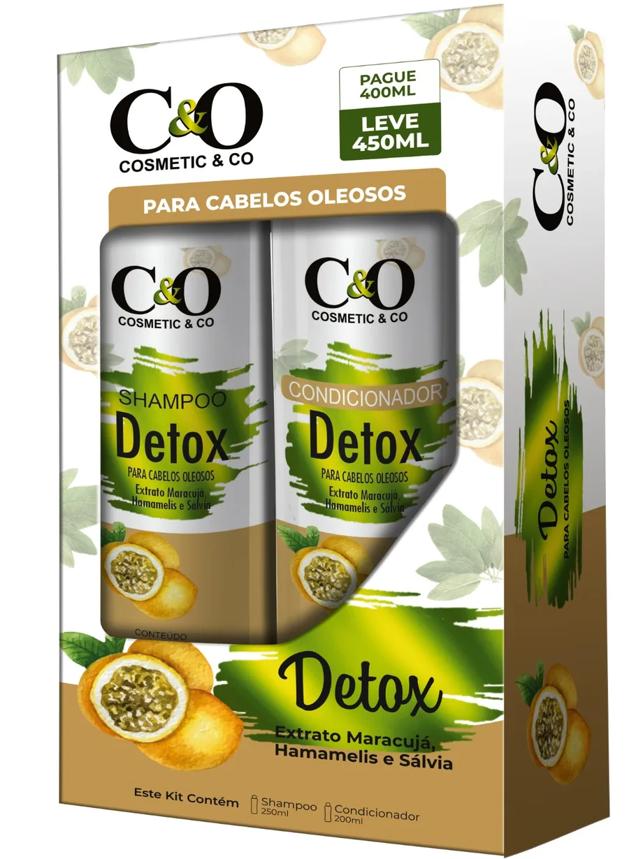 C&O KIT SH 250ML+COND 200ML DETOX