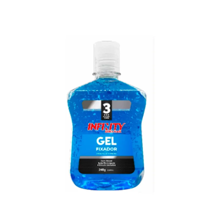 INFINITY GEL FIXADOR 3 HAIR HAIR 240G AZUL
