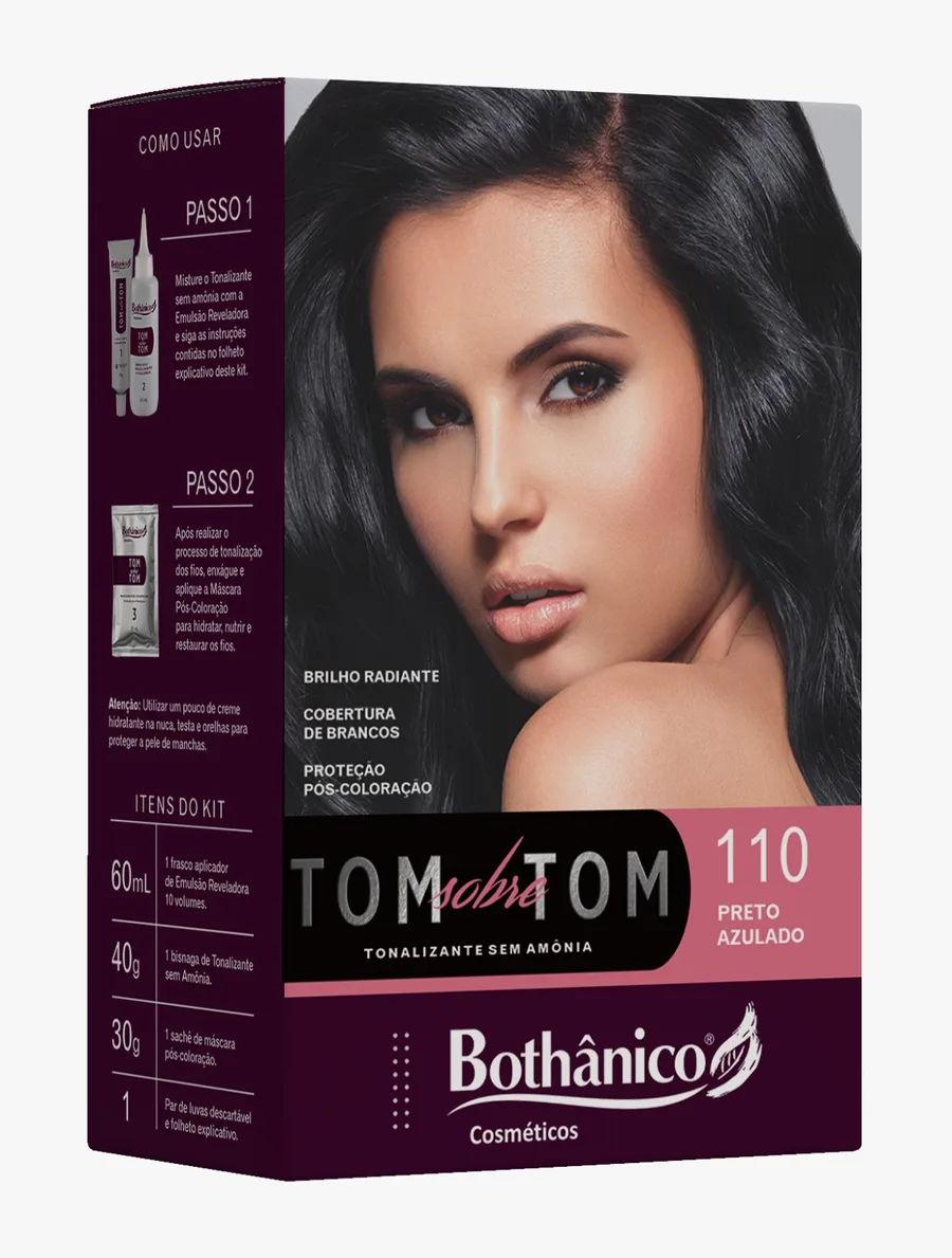 BOTHANICO KIT TONALIZANTE 110 PRETO AZULADO