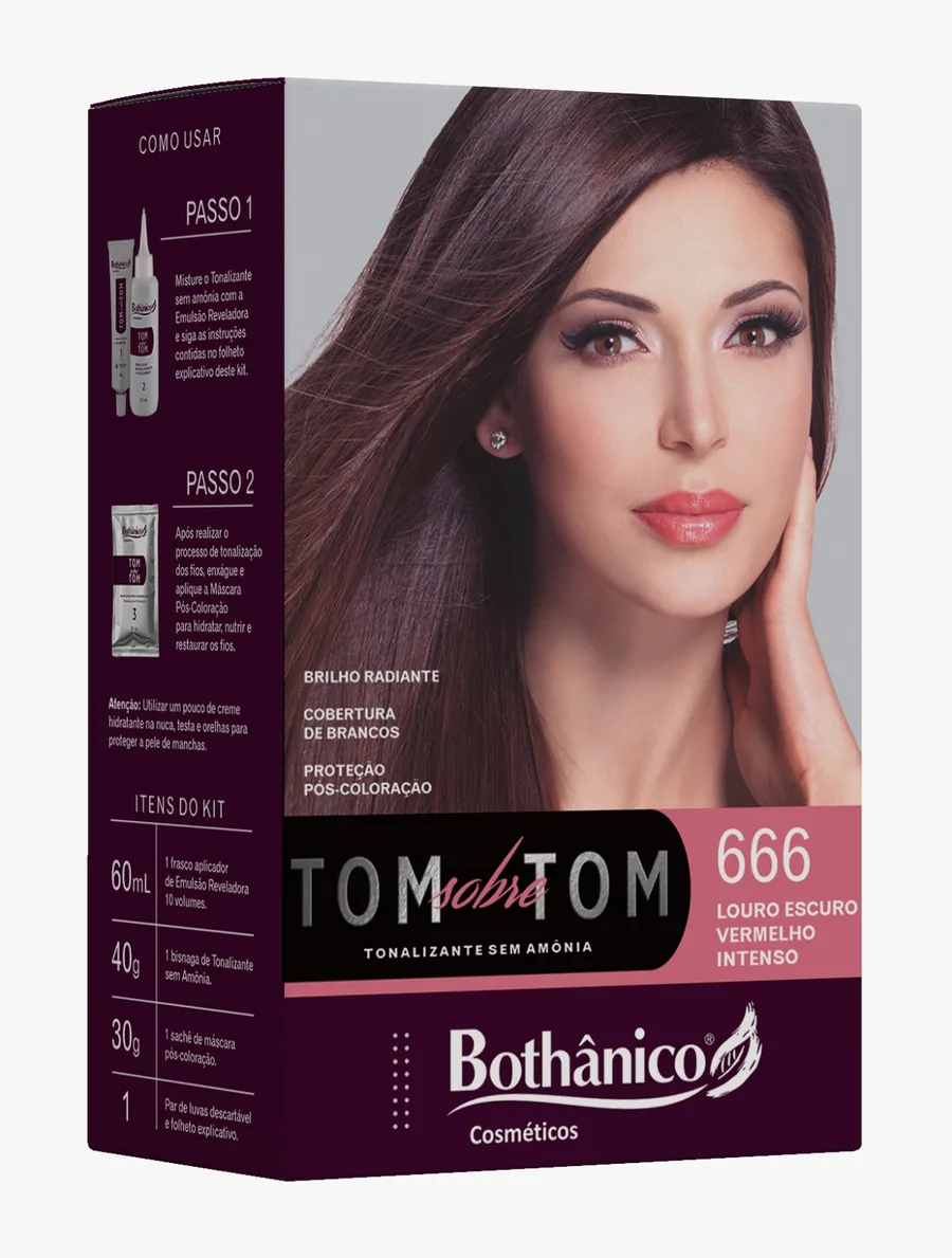 BOTHANICO KIT TONALIZNATE 666 LOURO ESC. VERM INT