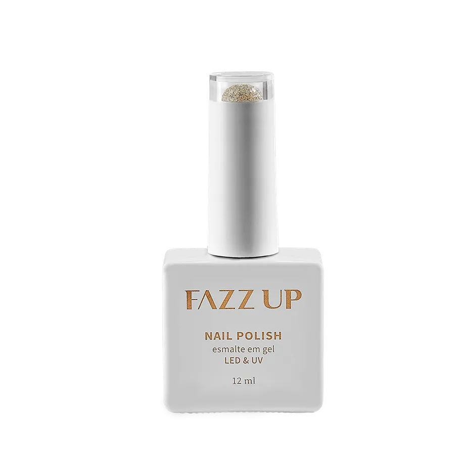 FAZZ UP ESM GEL 12ML GLITTER PORCELANA S031