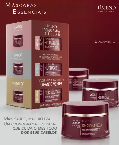 AMEND KIT CRONOGRAMA CAPILAR 3 MASC 250G