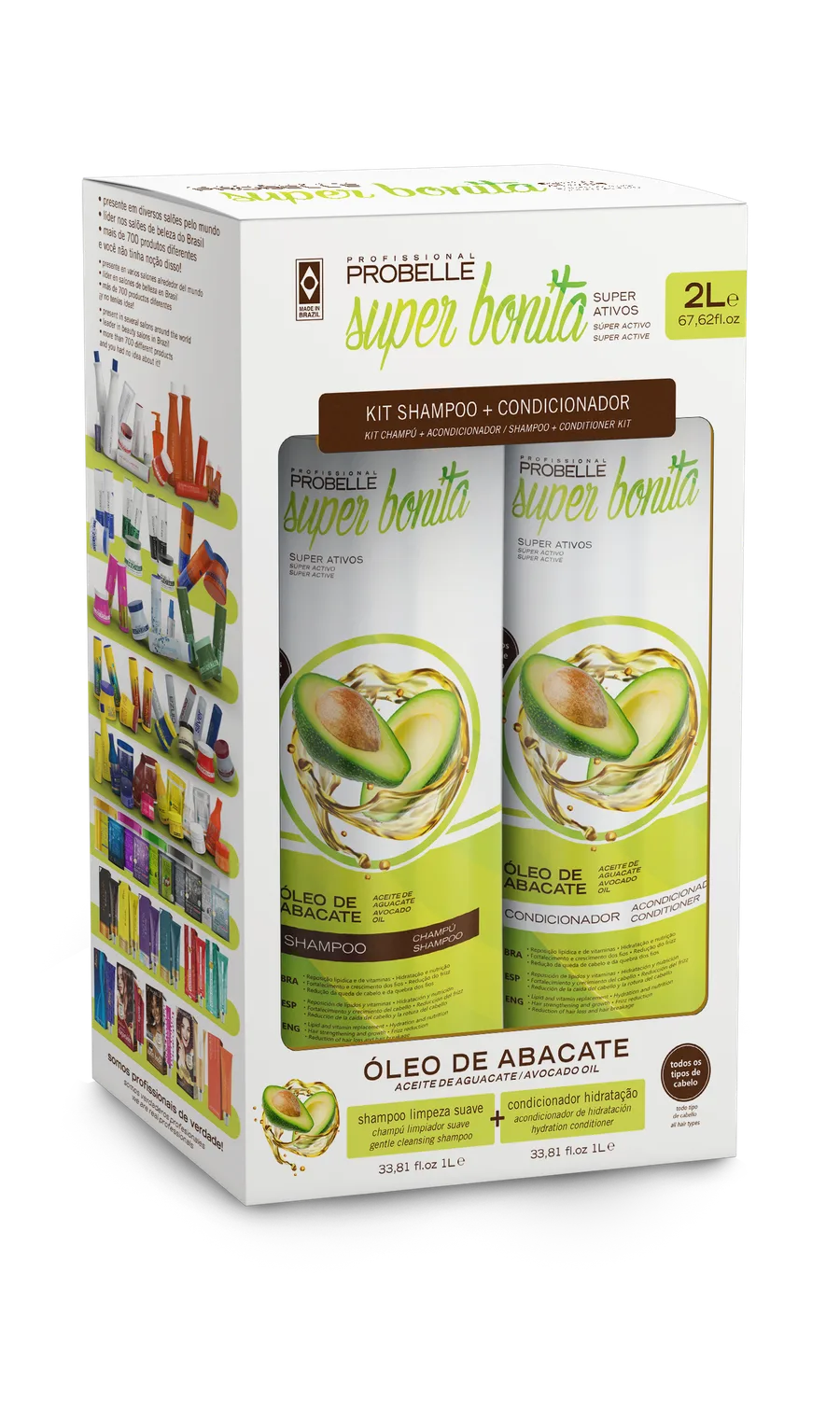 PROBELLE KIT SH+COND 2L S. BONITA OLEO DE ABACATE