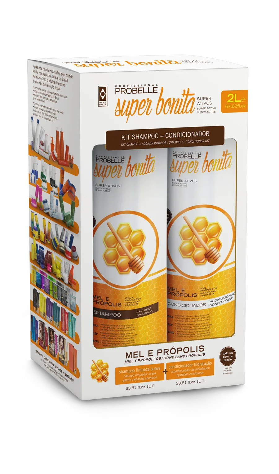 PROBELLE KIT SH+COND 2L S. BONITA MEL E PROPOLIS